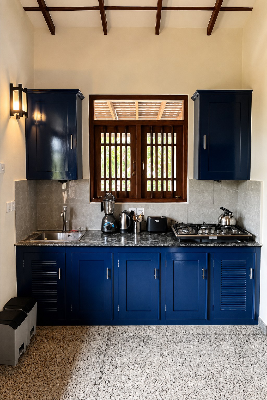 Kitchen counter and cooking space